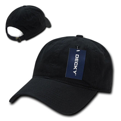 6 Lot Decky Washed Cotton Polo Low Crown 6 Panel Dad Caps Hats Wholesale Lots-