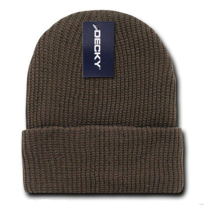 6 Pack Decky Beanies Watch Caps Hats Great Gift Set Warm Winter Wholesale Lot-