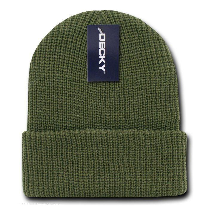 6 Pack Decky Beanies Watch Caps Hats Great Gift Set Warm Winter Wholesale Lot-