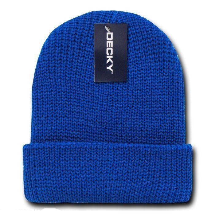6 Pack Decky Beanies Watch Caps Hats Great Gift Set Warm Winter Wholesale Lot-