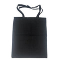 60 Lot Natural Cotton Plain Reusable Grocery Shopping Tote Bags 16inch Wholesale Bulk-Black-