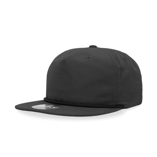 Decky Classic Grandpa Rope Cap 5 Panel Flat Bill Hat Snapback Style 6032