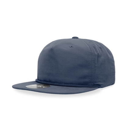 Decky Classic Grandpa Rope Cap 5 Panel Flat Bill Hat Snapback Style 6032
