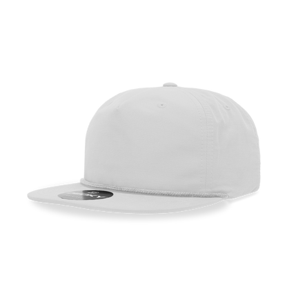 Decky Classic Grandpa Rope Cap 5 Panel Flat Bill Hat Snapback Style 6032