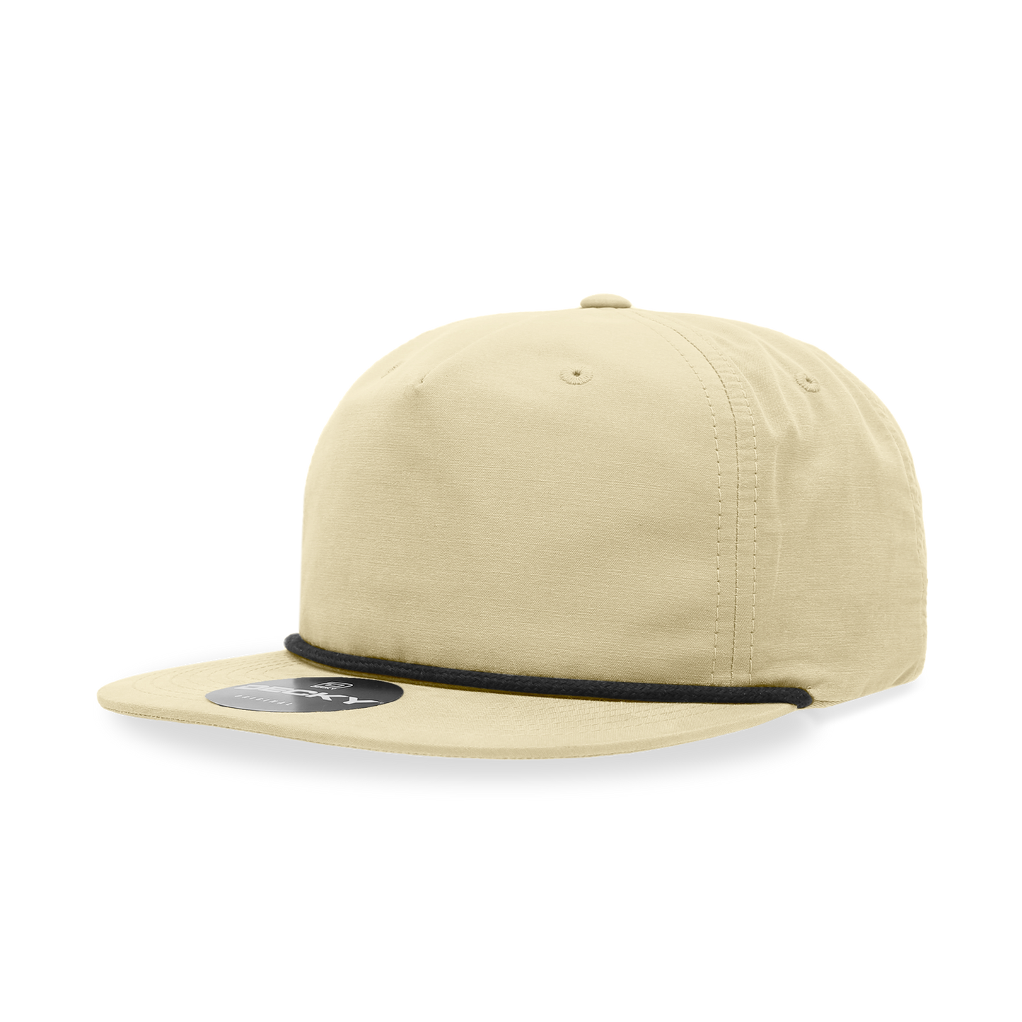 Decky Classic Grandpa Rope Cap 5 Panel Flat Bill Hat Snapback Style 6032