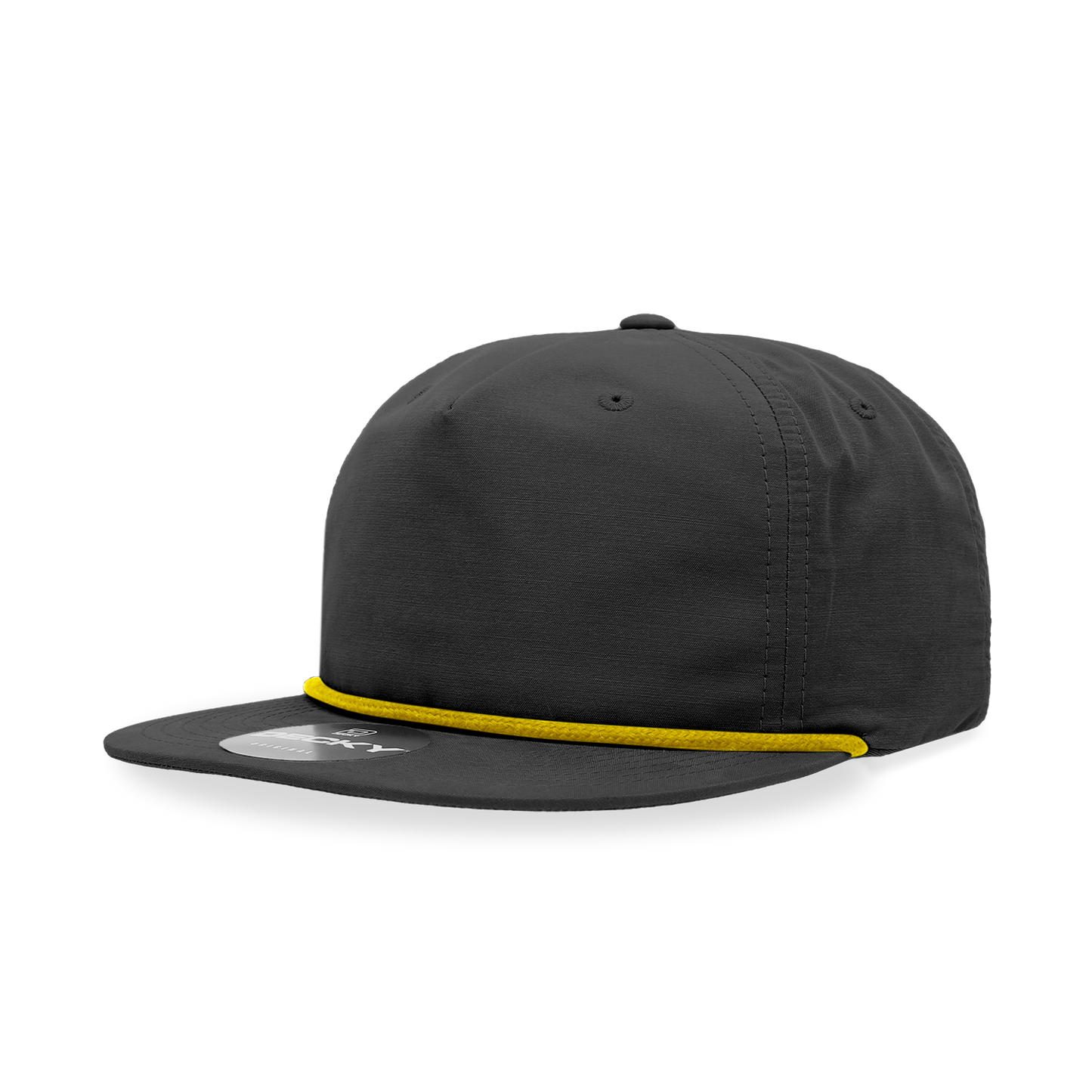 Decky Classic Grandpa Rope Cap 5 Panel Flat Bill Hat Snapback Style 6032