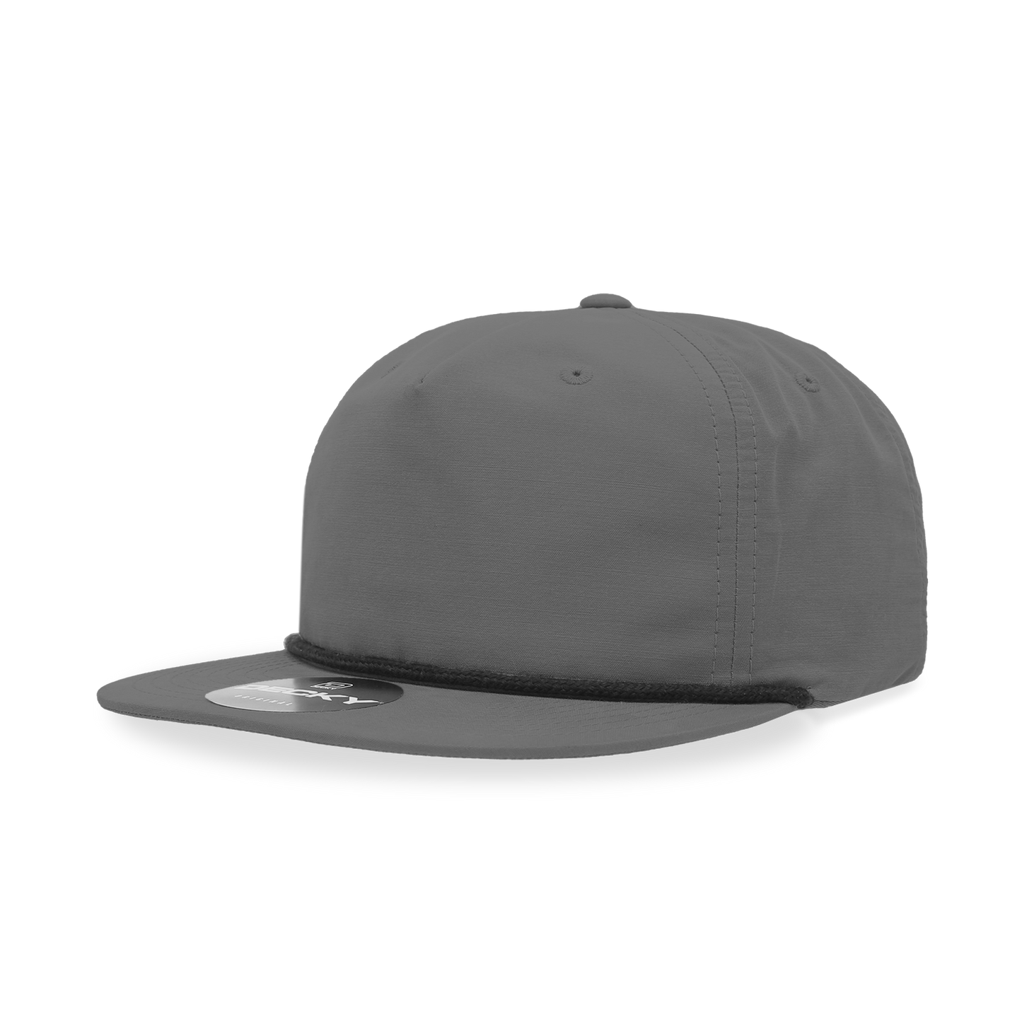 Decky Classic Grandpa Rope Cap 5 Panel Flat Bill Hat Snapback Style 6032