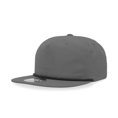 Decky Classic Grandpa Rope Cap 5 Panel Flat Bill Hat Snapback Style 6032