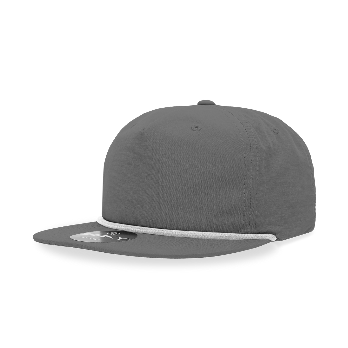 Decky Classic Grandpa Rope Cap 5 Panel Flat Bill Hat Snapback Style 6032