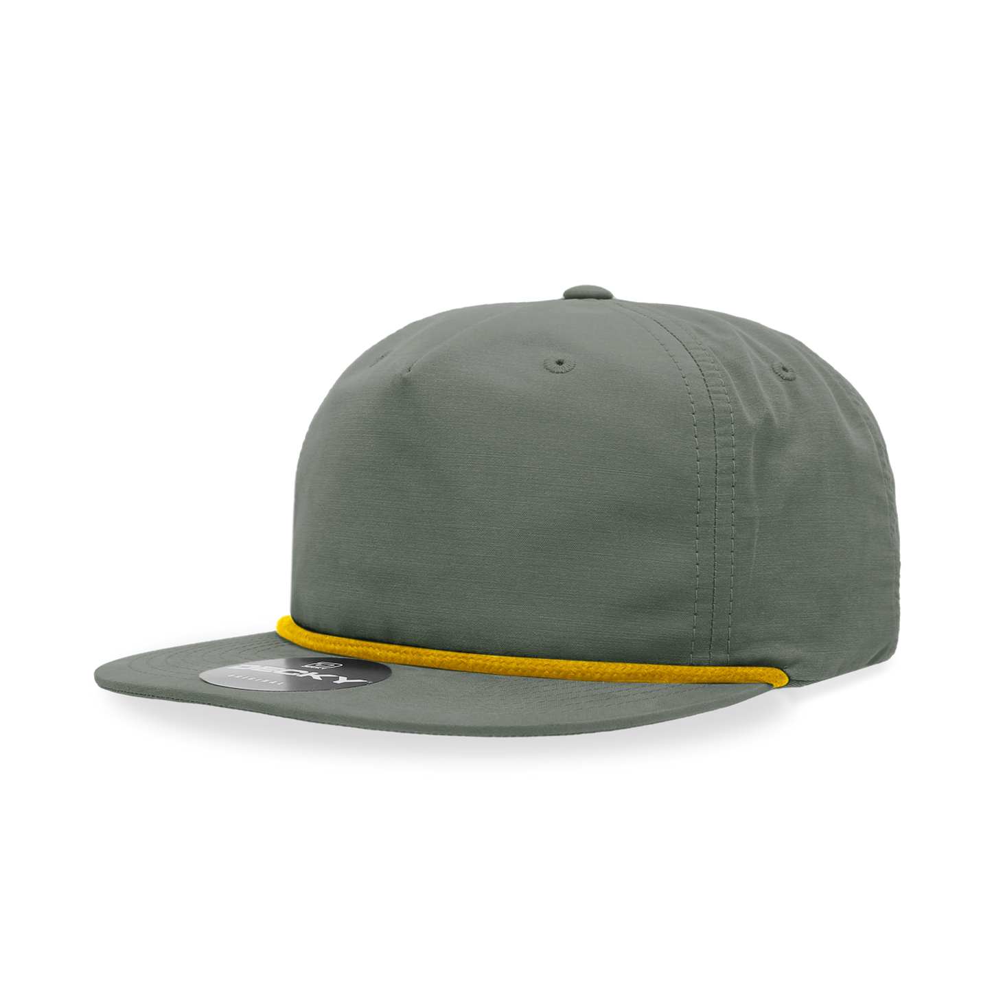 Decky Classic Grandpa Rope Cap 5 Panel Flat Bill Hat Snapback Style 6032