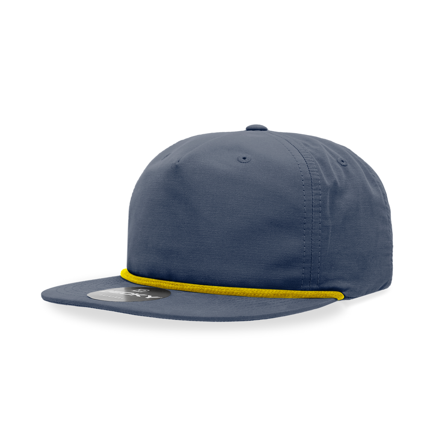 Decky Classic Grandpa Rope Cap 5 Panel Flat Bill Hat Snapback Style 6032