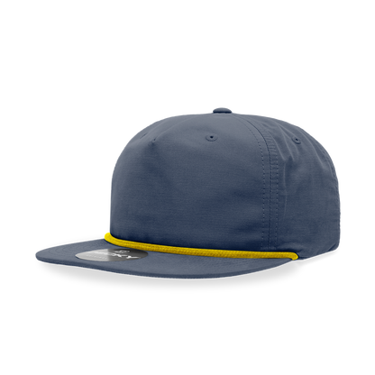 Decky Classic Grandpa Rope Cap 5 Panel Flat Bill Hat Snapback Style 6032