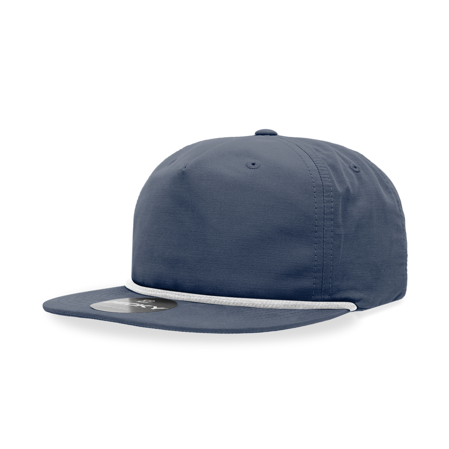 Decky Classic Grandpa Rope Cap 5 Panel Flat Bill Hat Snapback Style 6032