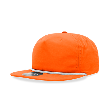 Decky Classic Grandpa Rope Cap 5 Panel Flat Bill Hat Snapback Style 6032