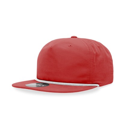 Decky Classic Grandpa Rope Cap 5 Panel Flat Bill Hat Snapback Style 6032
