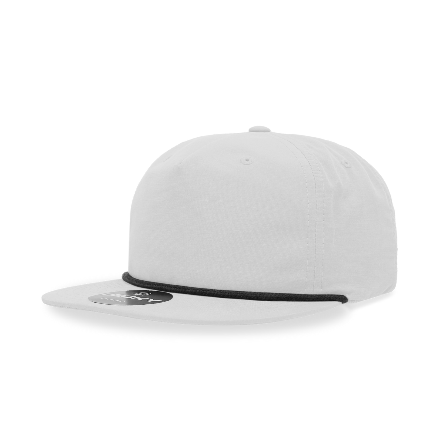 Decky Classic Grandpa Rope Cap 5 Panel Flat Bill Hat Snapback Style 6032