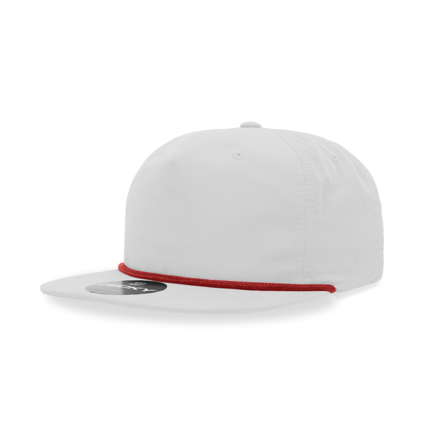 Decky Classic Grandpa Rope Cap 5 Panel Flat Bill Hat Snapback Style 6032