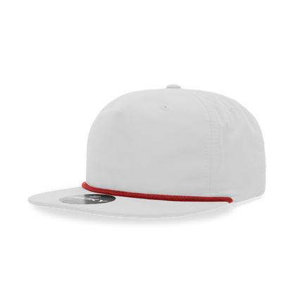 Decky Classic Grandpa Rope Cap 5 Panel Flat Bill Hat Snapback Style 6032