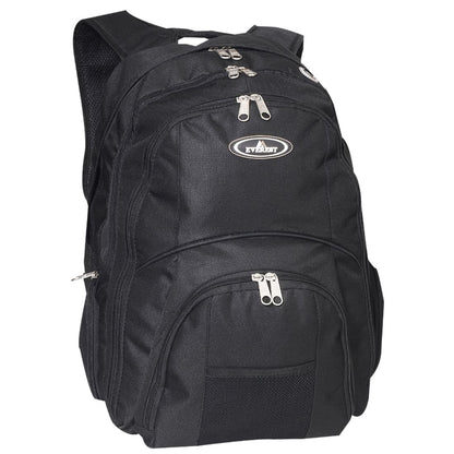 Everest Laptop Computer Backpack-Black-