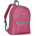 Everest Backpack Book Bag - Back to School Basic Style - Mid-Size-Maroon-