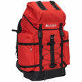 Everest Sports Medium Hiking Bag Pack-Red / Black-