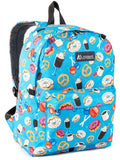 Everest Backpack Book Bag - Back to School Classic in Fun Prints & Patterns-Donuts-