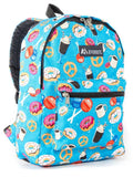 Everest Backpack Book Bag - Back to School Basics - Fun Patterns & Prints-Donuts-