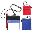 1 Dozen Conference Badge Id Business Card Holder Trade Show Badge Zippered 4X5inch Wholesale Bulk- 3 image
