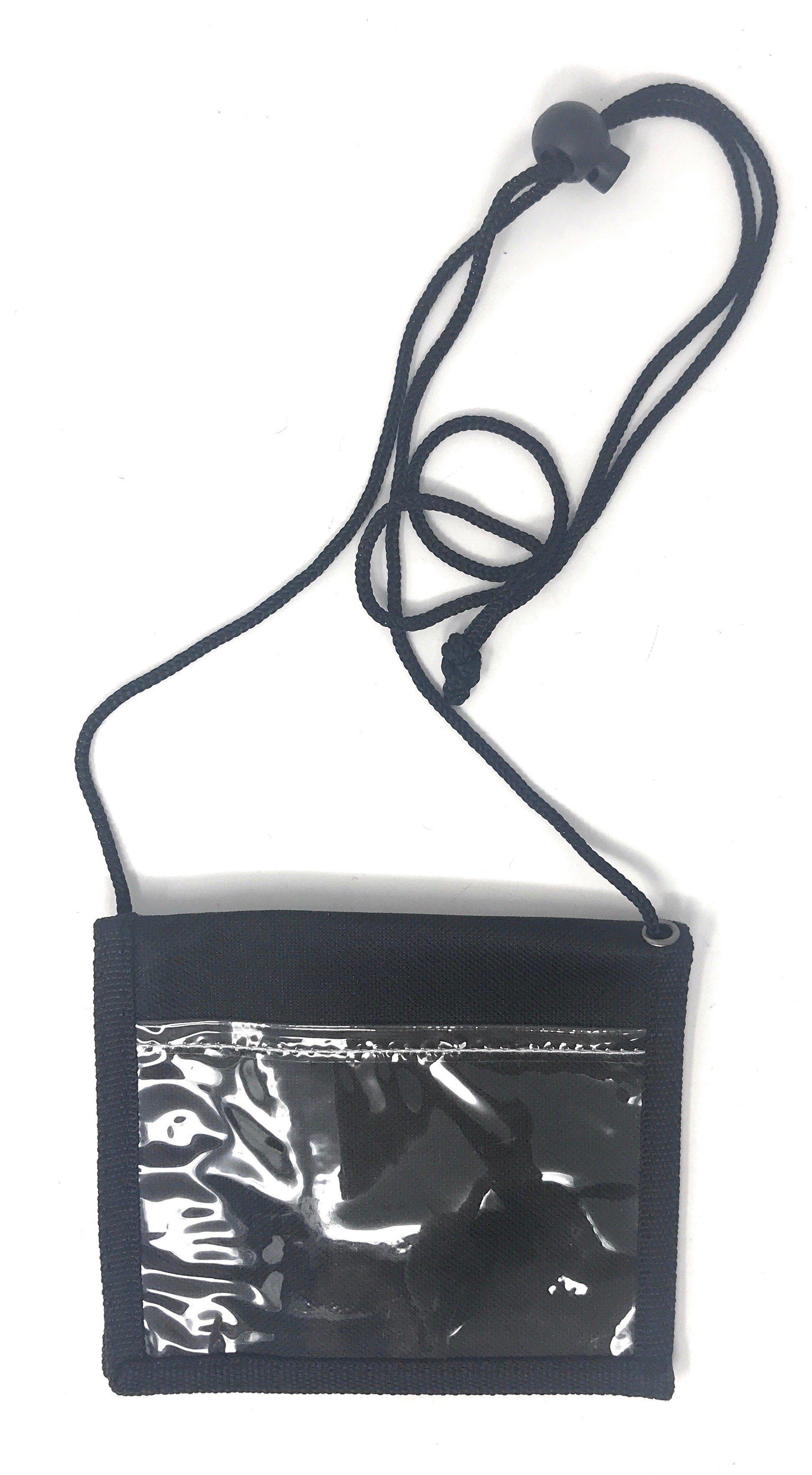 5 Conference Badges Id Card Holders Bi Fold Trade Show Wallets Wholesale Bulk-