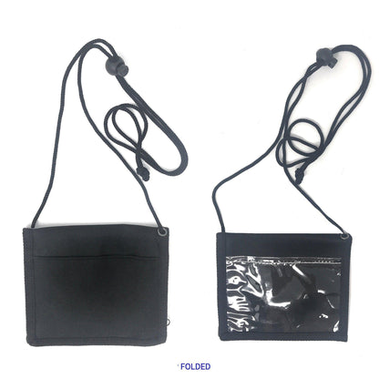 5 Conference Badges Id Card Holders Bi Fold Trade Show Wallets Wholesale Bulk-