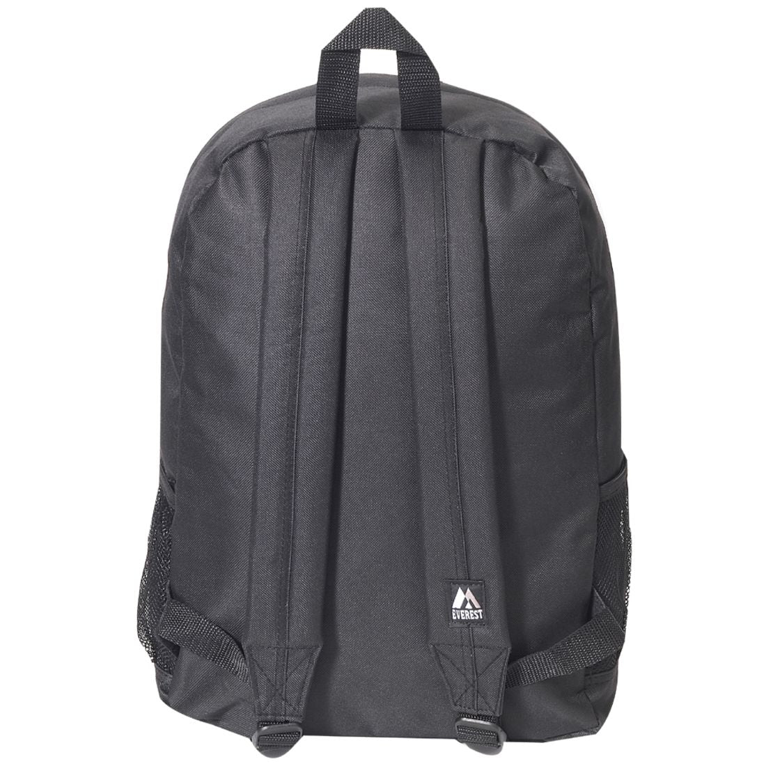 Everest Backpack with Front & Side Pockets-Black-