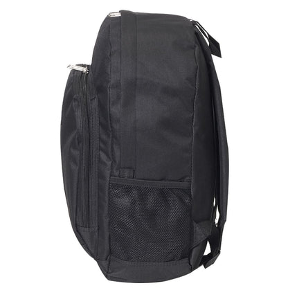 Everest Backpack with Front & Side Pockets-Black-
