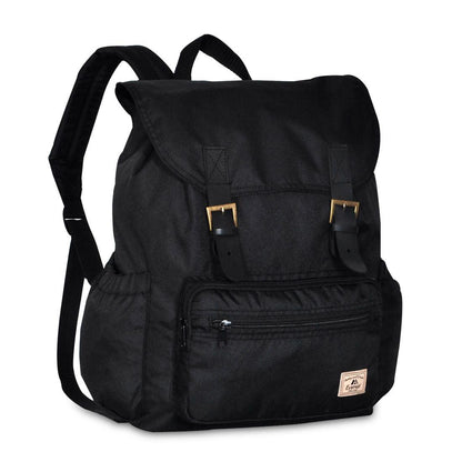 Everest Stylish Rucksack-Black-