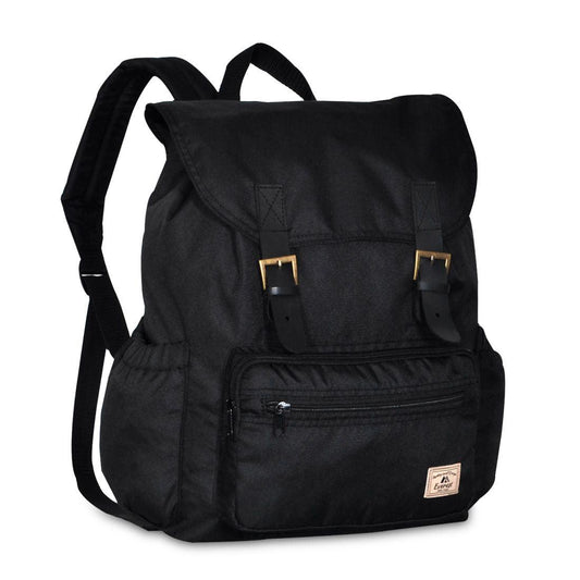 Everest Stylish Rucksack-Black-