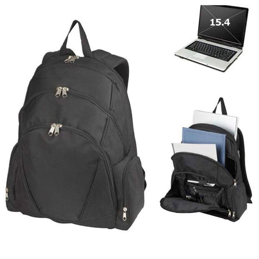 Computer Laptop Backpack Rucksack Bag Travel School Book Multi Pockets Organizer-