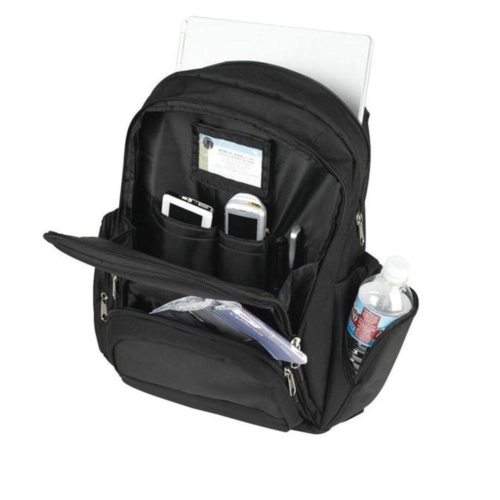 Explore Backpack Travel Books Bag Multi Pockets Organizer Laptop Pouch-