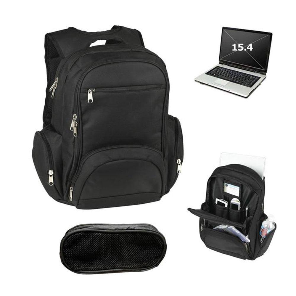Explore Backpack Travel Books Bag Multi Pockets Organizer Laptop Pouch-