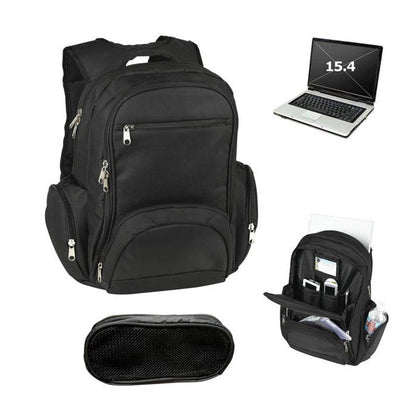 Explore Backpack Travel Books Bag Multi Pockets Organizer Laptop Pouch-