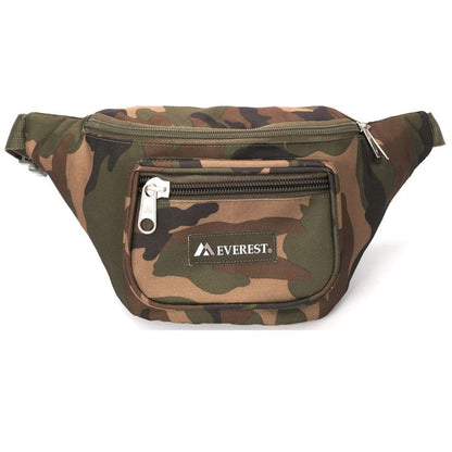 Everest Woodland Camouflage Waist Fanny Pack-Small-