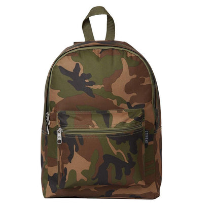 Everest Backpack Book Bag - Back to School Basic Style - Mid-Size-Camo-
