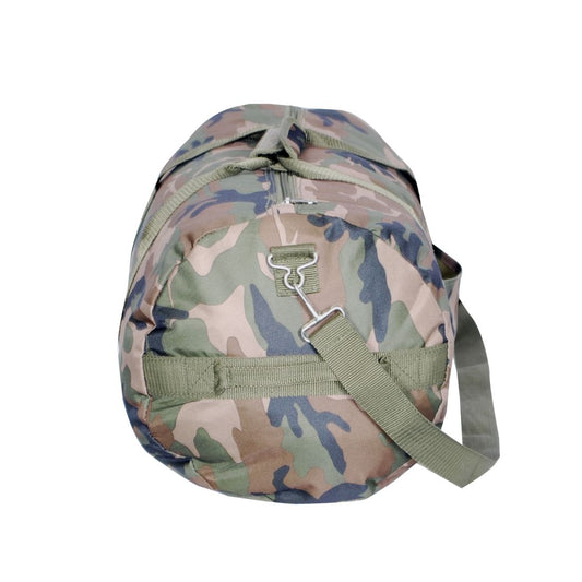 Everest 16-Inch Woodland Camouflage Round Duffel Bag-