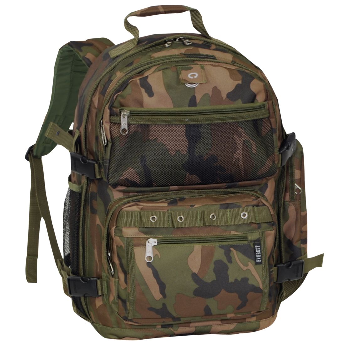 Everest Oversize Woodland Camouflage Backpack-