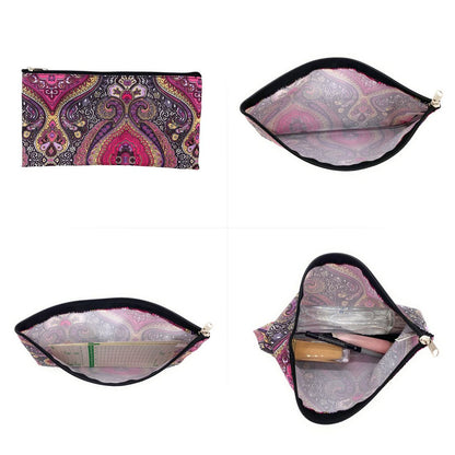 Empire Cove Pouch Bag Zipper Cosmetic Makeup Bank Car Documents Travel Organizer-Geometric-