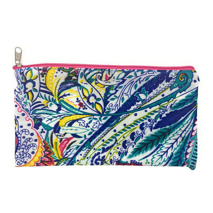 Empire Cove Pouch Bag Zipper Cosmetic Makeup Bank Car Documents Travel Organizer-Multi Paisley-