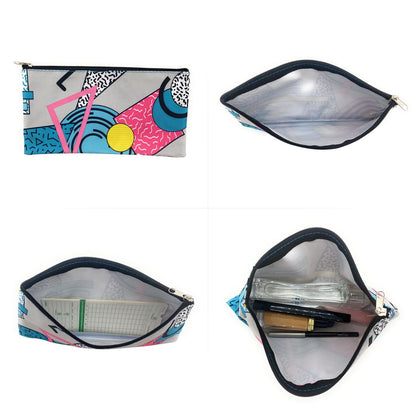 Empire Cove Pouch Bag Zipper Cosmetic Makeup Bank Car Documents Travel Organizer-Geometric-
