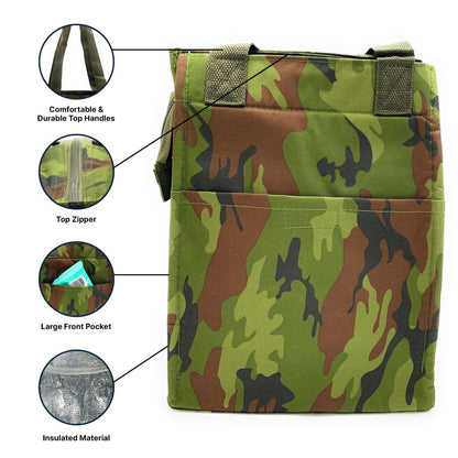 Empire Cove Insulated Lunch Bag Girls Kids Adults Cooler Food Tote Picnic Travel-Unicorn-