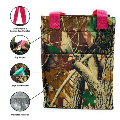 Empire Cove Insulated Lunch Bag Girls Kids Adults Cooler Food Tote Picnic Travel-Unicorn-