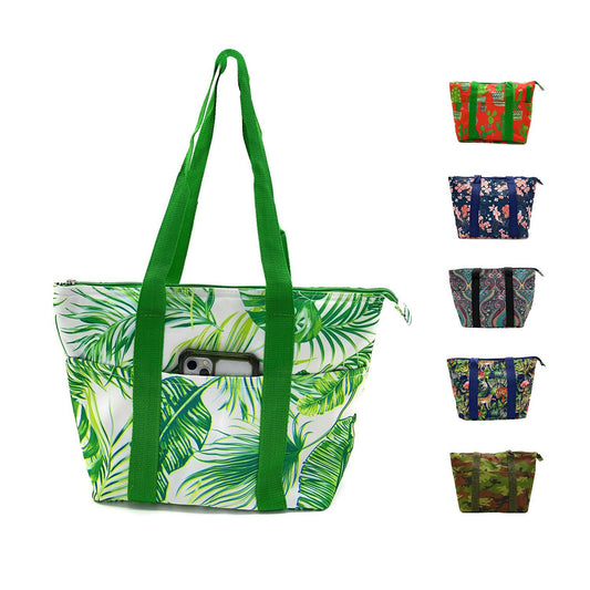 Empire Cove Insulated Lunch Bag Cooler Picnic Travel Food Tote Carry Bag-Floral-