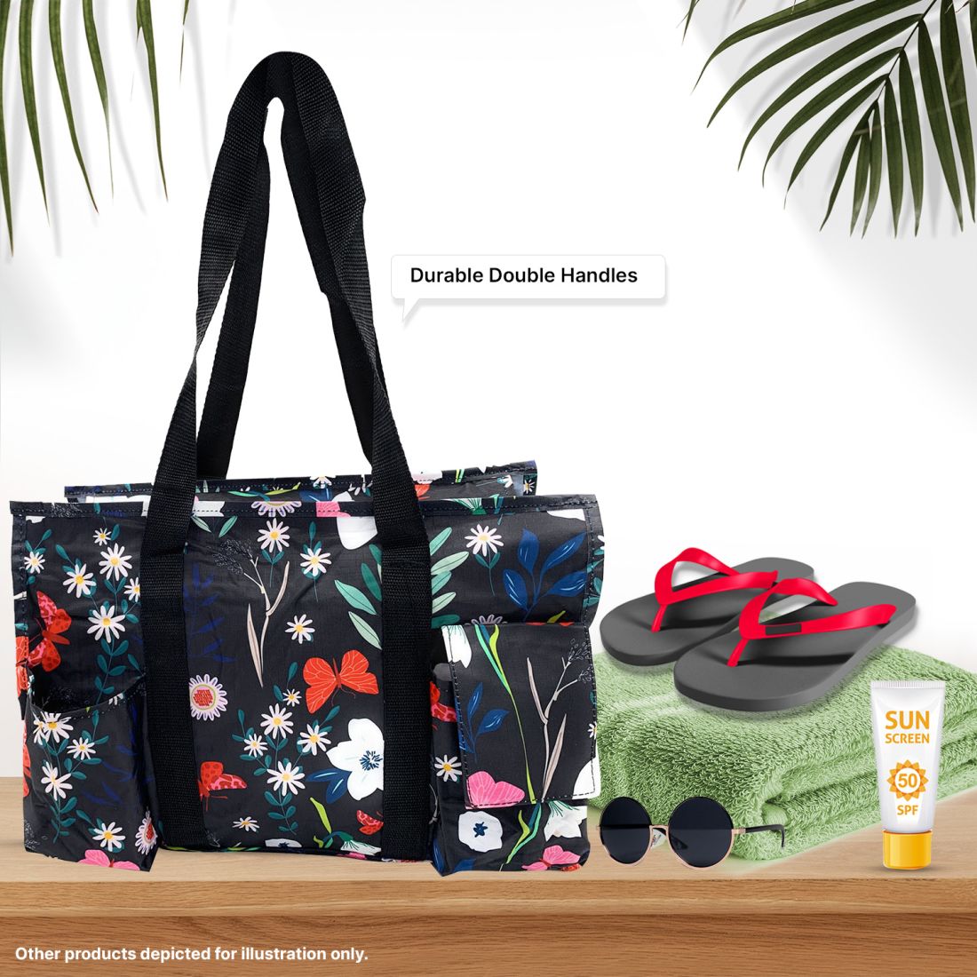 Empire Cove Large Tote Bag All Purpose Shoulder Utility Bag Shopping Travel-Pineapple-