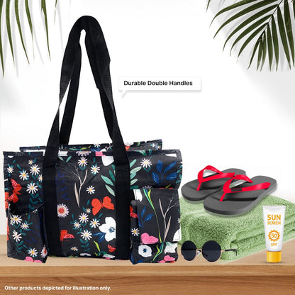 Empire Cove Large Tote Bag All Purpose Shoulder Utility Bag Shopping Travel-Pineapple-